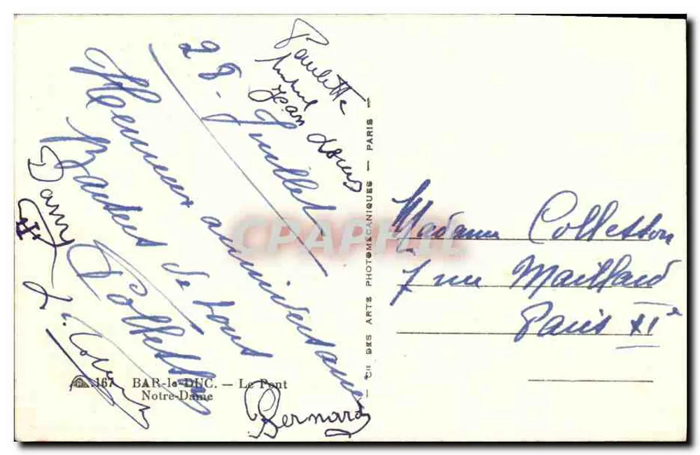 Bar-le-Duc — Le Pont Notre-Dame — Éditions Magasins Région - Verso