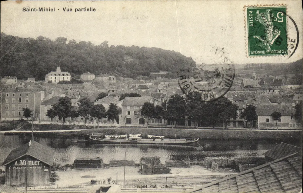 Saint-Mihiel - Vista parcial - Peugeot Prat, Editor - Frente