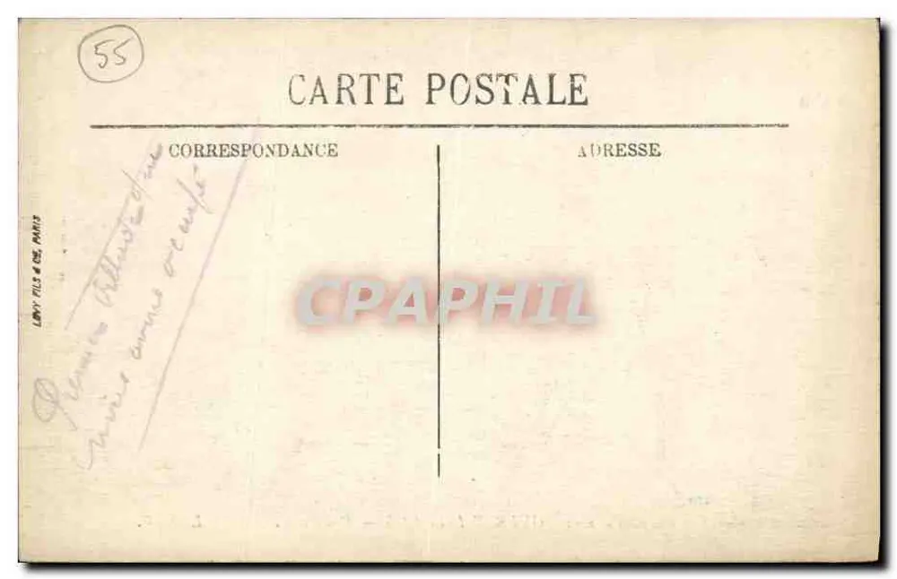 Pintheville — Ruinen nach dem Krieg 1914-1915 — L.N.V. - Rückseite