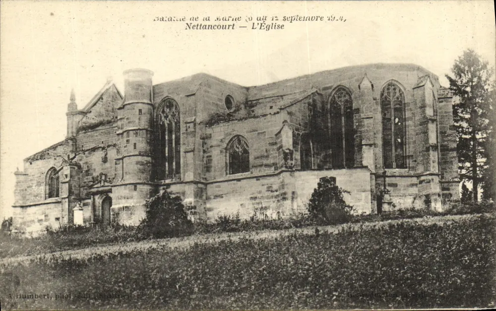Nettancourt — A Igreja — A. Humbert, fotógrafo - Frente