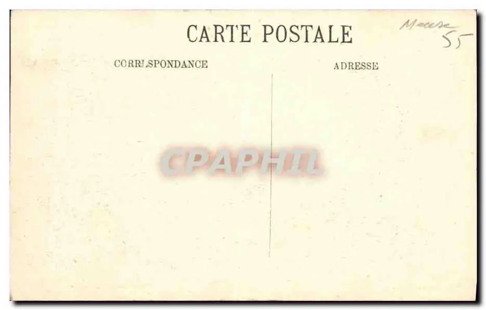 Nettancourt — A Igreja — A. Humbert, fotógrafo - Verso