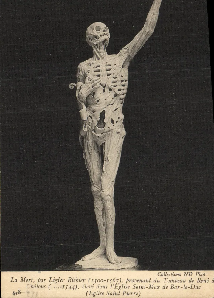 Der Tod, von Ligier Richier (1500-1567) — Statue aus dem Grabmal von René de Bar-le-Duc — Collections ND Phot - Vorderseite
