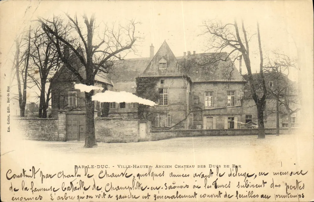 Bar-le-Duc - Ville-Haute - Alter Schloss der Herzöge von Bar — Verlag Em. Collot, Bar-le-Duc - Vorderseite