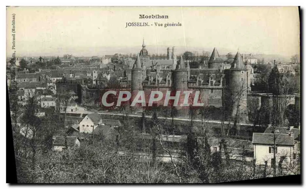 Josselin (Morbihan) — Vista geral — J. Fiedrmal (Morbihan) - Frente
