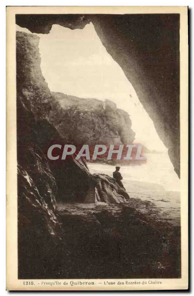 Presqu'île de Quiberon — Uma das Entradas do Cloître — CPHAPhil 1218 - Frente