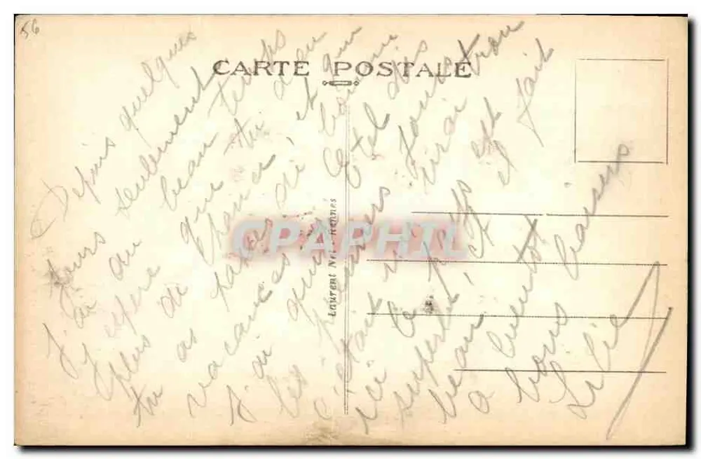 Presqu'île de Quiberon — Uma das Entradas do Cloître — CPHAPhil 1218 - Verso