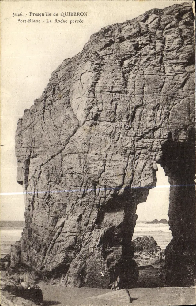 Presqu'île de Quiberon — La Roche percée — Port-Blanc — n° 3646 - Vorderseite