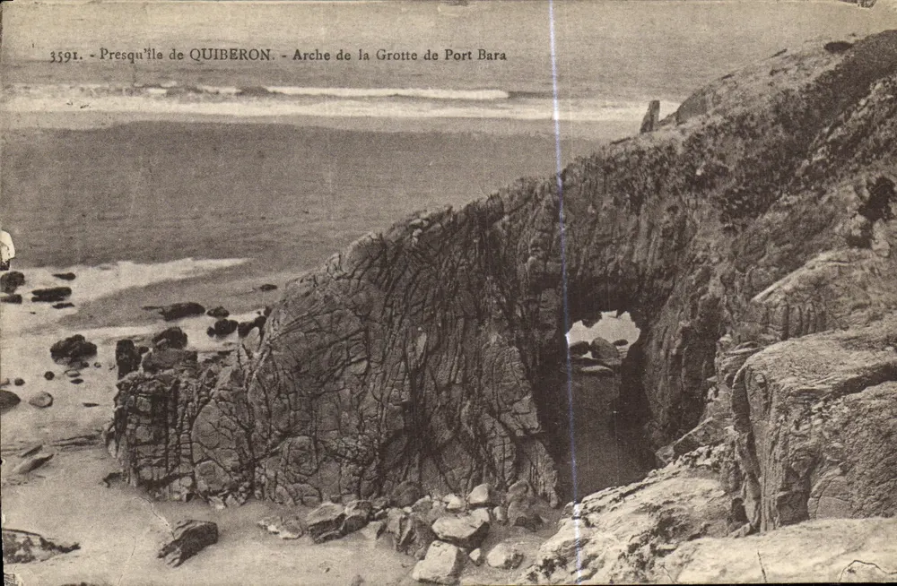 Presqu'île de Quiberon — Arco da Gruta de Port Bara — Laurent Né Némas - Frente