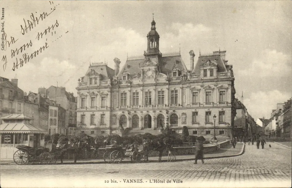 VANNES - O Hotel de Ville — Coleção David, n° 10 bis - Frente
