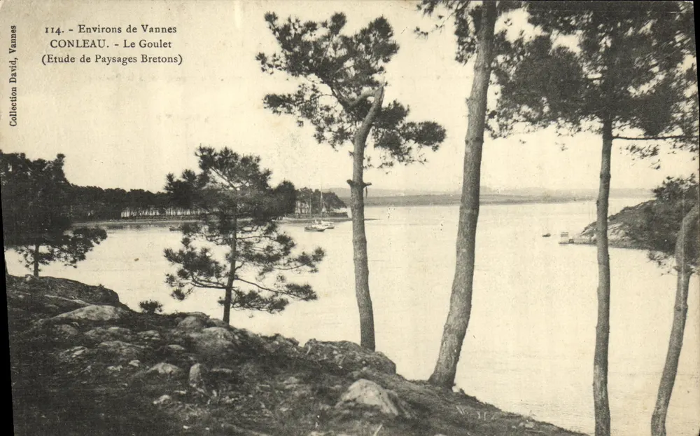 Umgebung von Vannes — Le Goulet — Sammlung Conleau, Studie bretonischer Landschaften - Vorderseite