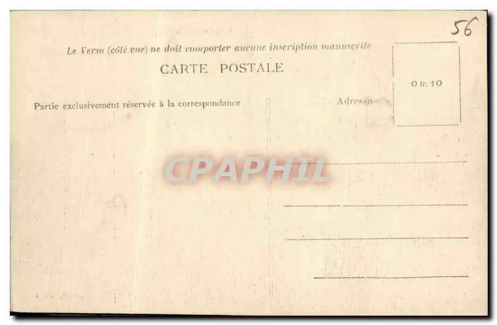VANNES — Ansicht der Stadt, aufgenommen von der Garenne — Laurent-Nel, Béarns - Rückseite