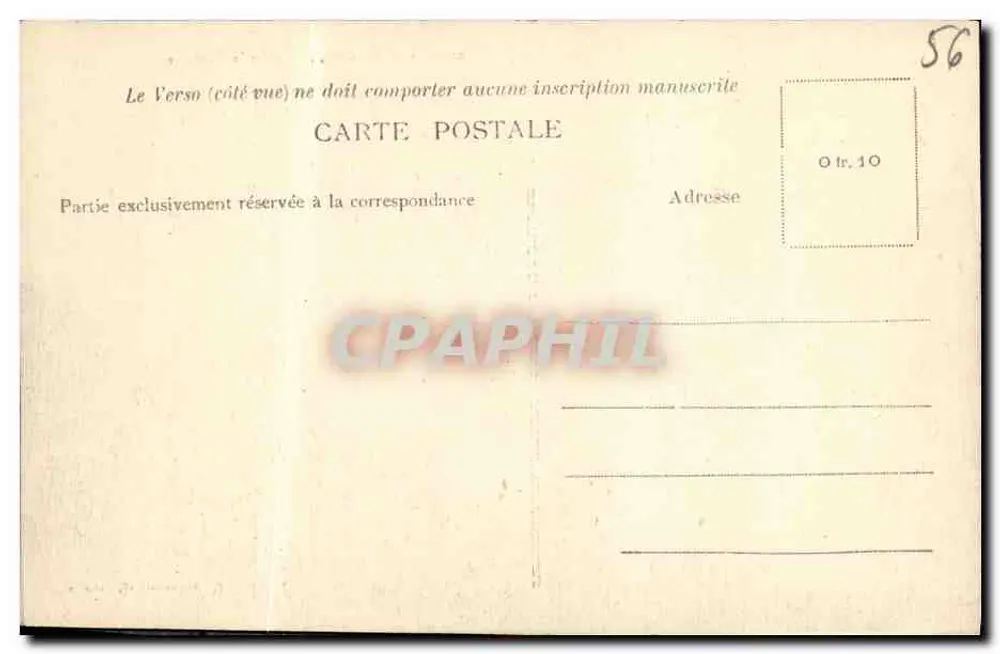 VANNES — Ansicht der Stadt, aus der Garenne — Laurent & Fils, N° 56 - Rückseite
