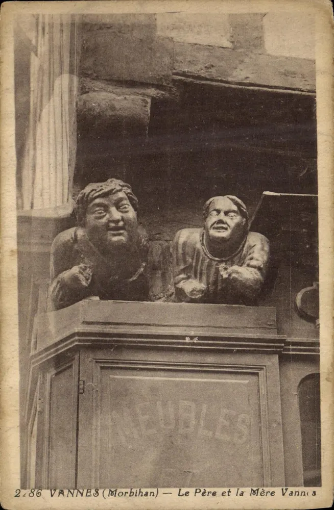 Vannes (Morbihan) — O Pai e a Mãe de Vannes — editor anônimo, n° 2.86 - Frente