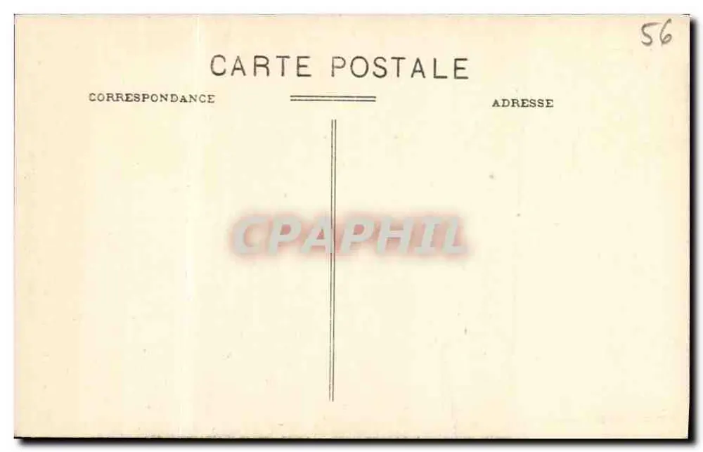 Carnac — Poort van de Kerk — Coll. Z. Le Rouzic - Achterkant