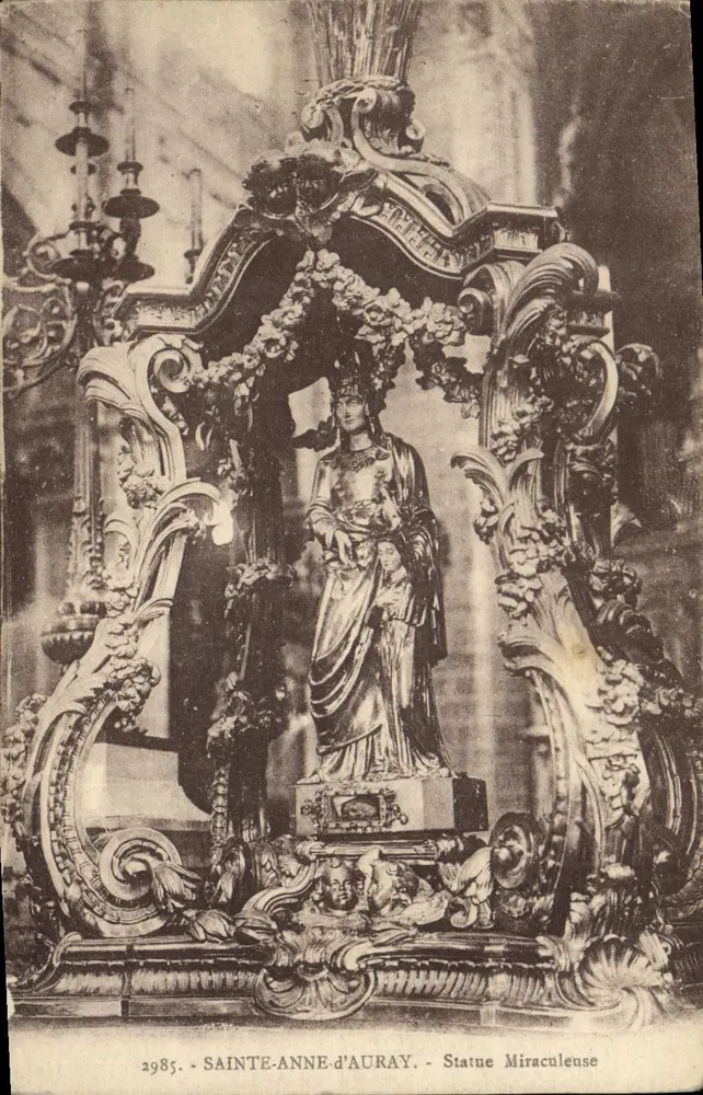 Sainte-Anne d'Auray — Estátua Milagrosa — Éditeur Laurent-Nel, Kenner - Frente