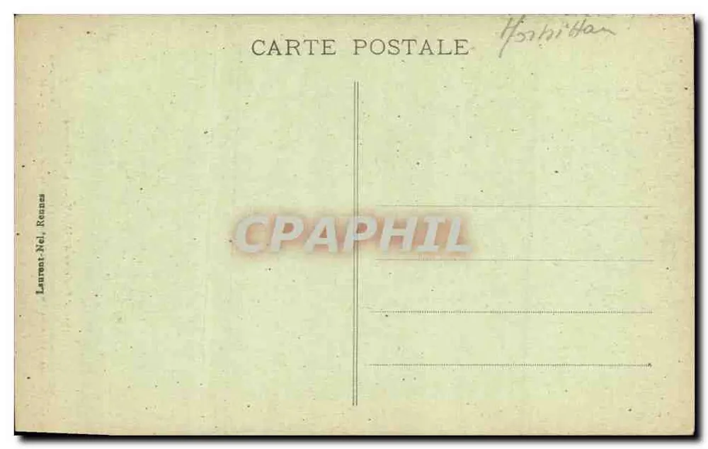 Mauzoleum Męczenników w Quiberon — Chartreux w Auray — wydawca Laurent-Nel, Reims - Rewers