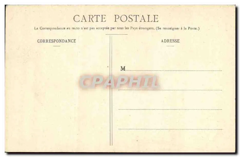 Vizinhança de Ste-Anne-d'Auray — A Vale de Tré-Auray — Coleção H. L., n° 767 - Verso