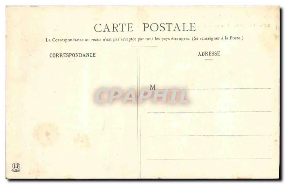 Les Pyrénées (1ère Série) — Ansicht vom Piquade - Tousse Blanche — Phototypie Labauche Frères, Toulouse - Rückseite