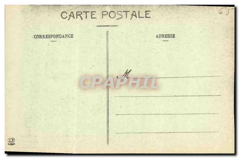 Luchon - Cirque d'Enfer und Crabicioules (Fond de la Vallée du Lys) — Die Pyrenäen (1. Serie) — Phototype Labouche Frères, Toulouse - Rückseite