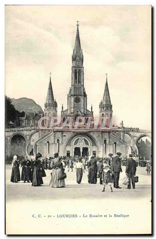 Lourdes - O Rosário e a Basílica — C.C. - 10 — C.C. GRAPHI - Frente