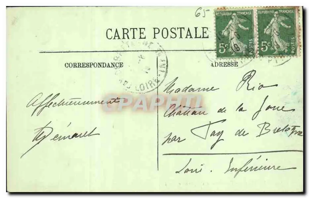 Lourdes — Procissão na Esplanada — LL. - Verso