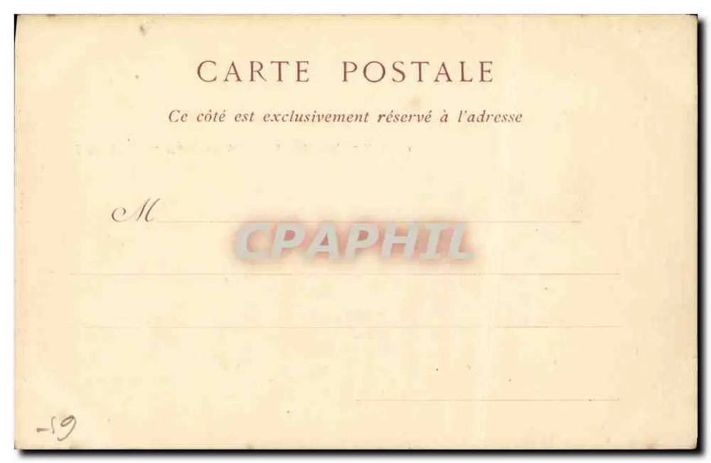 Lourdes — Vista Geral tirada do Petit Ger — Mme Ross-de-la-Derfauière, Hotel Royal - Verso