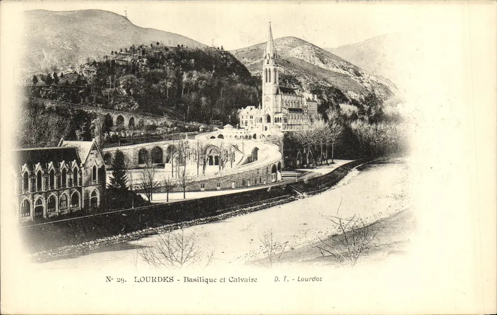 Lourdes - Basílica e Calvário — D.T. Lourdes, n° 29 - Frente