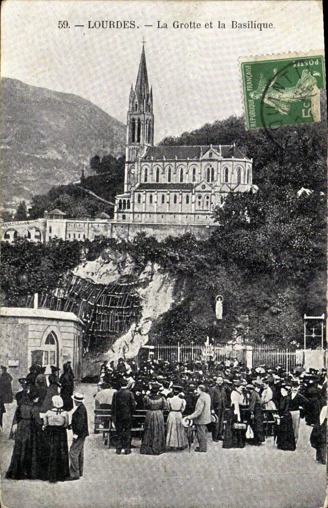 LOURDES — A Gruta e a Basílica — Editor não identificado, n° 59 - Frente