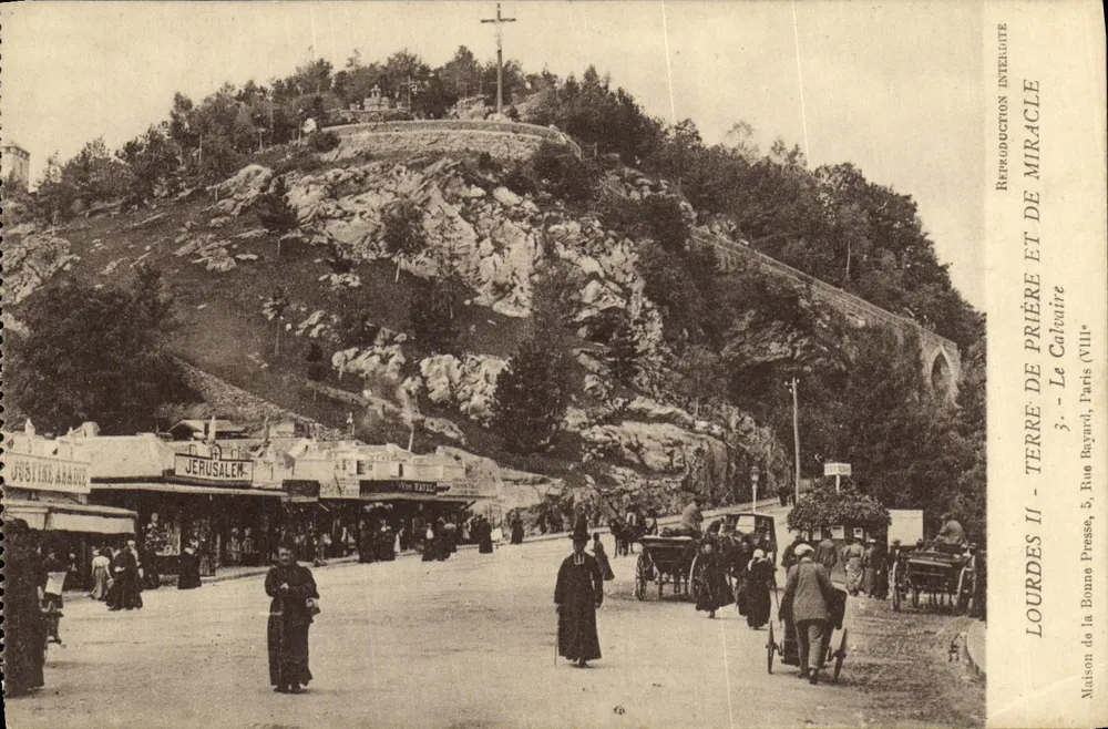 Lourdes - Land der Gebete und Wunder — Innere Reproduktion — Maison de la Bonne Presse, 5, Rue Bayard, Paris (VIIIe) - Vorderseite