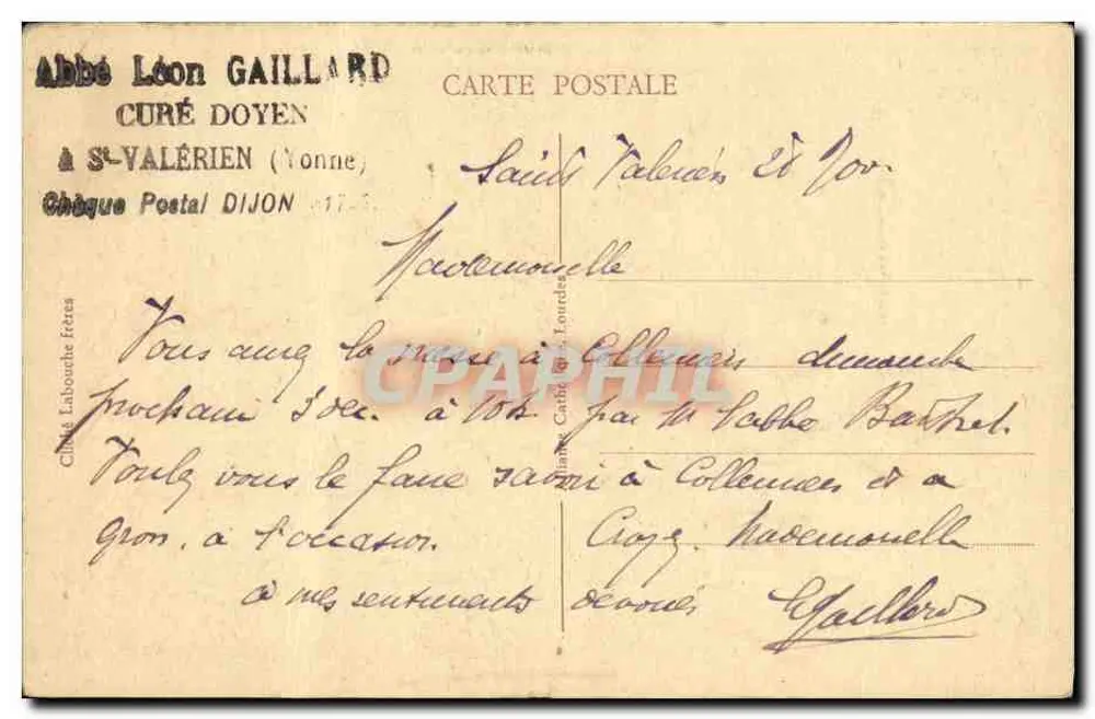 Lourdes - Vista aérea da basílica — Cité Labouche frères, n°39 - Verso