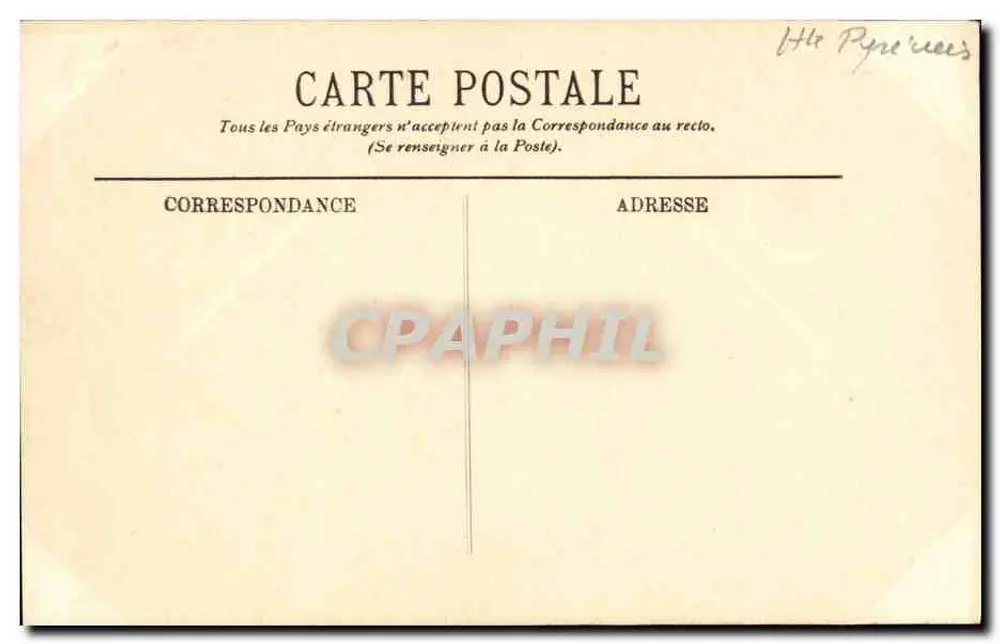 Lourdes — A Casa de Bernadette Soubirous — LL. n°115 - Verso