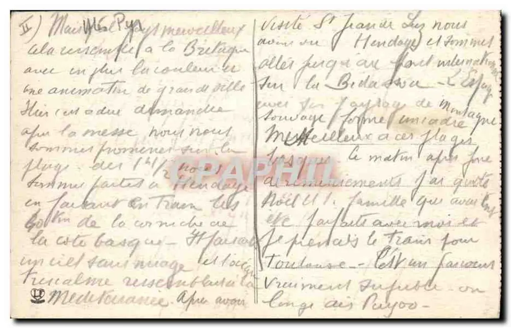 Lourdes - Entrada da Espalade — Fototipia Labouche Frères, Toulouse, n°195 - Verso