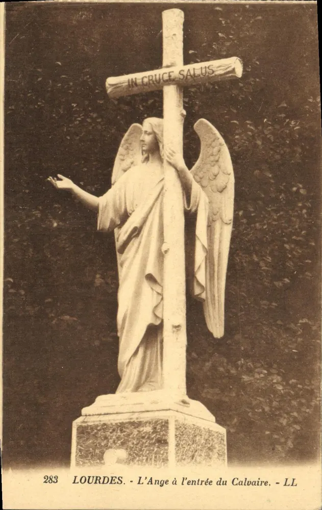 Lourdes - Der Engel am Eingang des Calvary — LL, Nr. 283 - Vorderseite