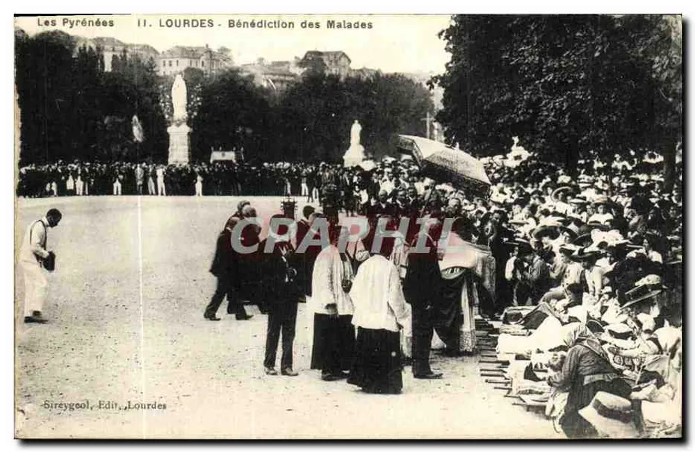 Lourdes - Bênção dos Doentes — Sireygeol, Editora, Lourdes - Frente