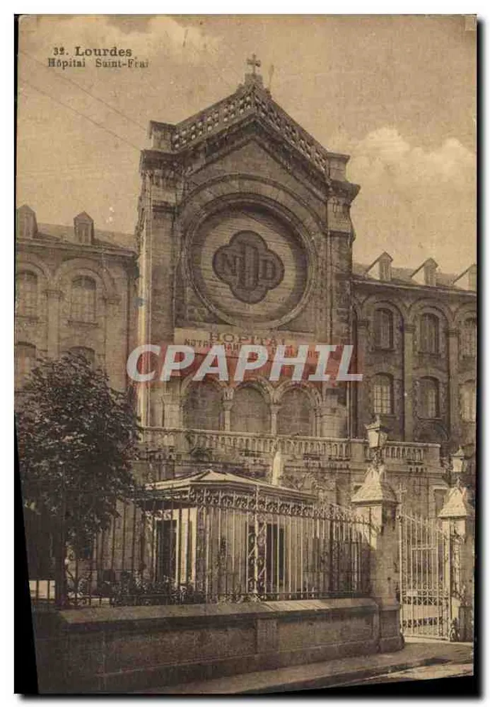 Lourdes — Krankenhaus Saint-François — Verlag: Lourdes Postcard Company - Vorderseite
