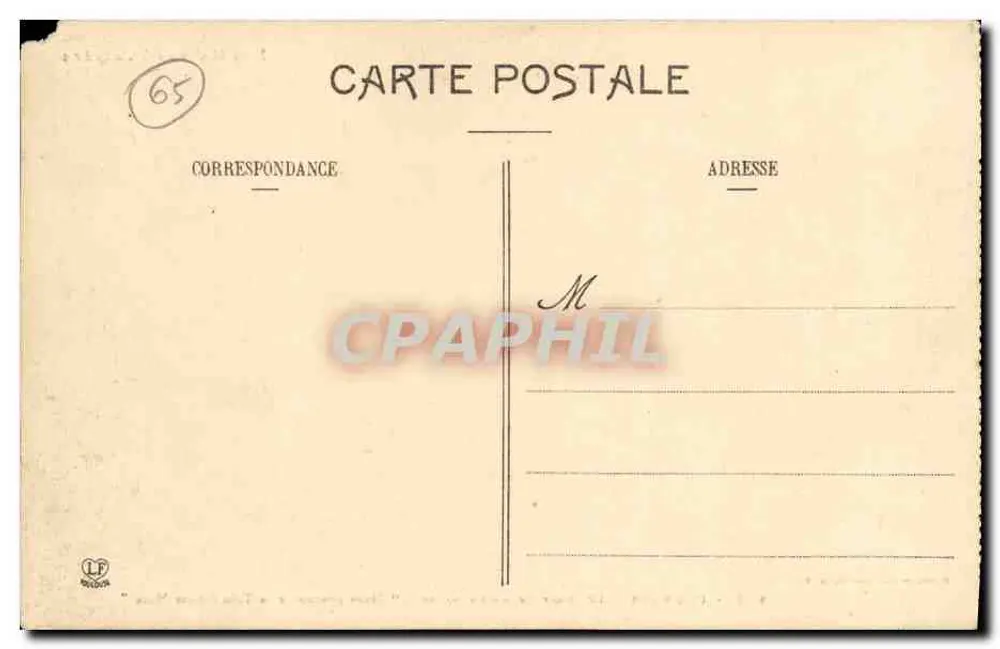 Lourdes — IV. Station des Leidens — "Jesus trifft seine heiligste Mutter" — Verlag: Foulmian, Nr. 380 - Rückseite