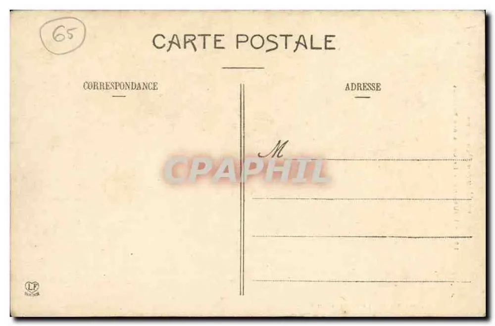 Lourdes - A Cruz dos Bretões — Fototipia Labouche Frères, Toulouse, n°193 - Verso