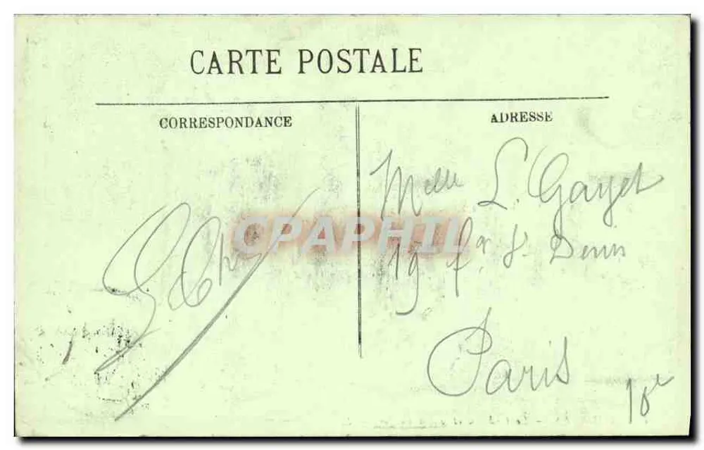 Lourdes — O Castelo e o Pic du Jer — LL. - Verso