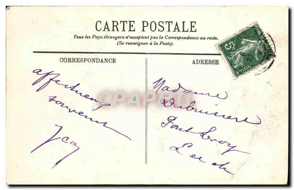 Lourdes — Der Pic du Jer — Das Observatorium und die Kreuz — LL. - Rückseite