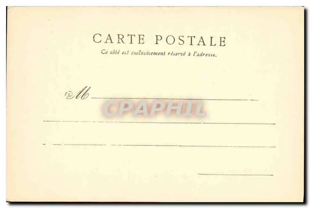 Fort de Lourdes — vista do forte em uma colina — Hachette, edit., Paris, foto. Ed. L. - Verso