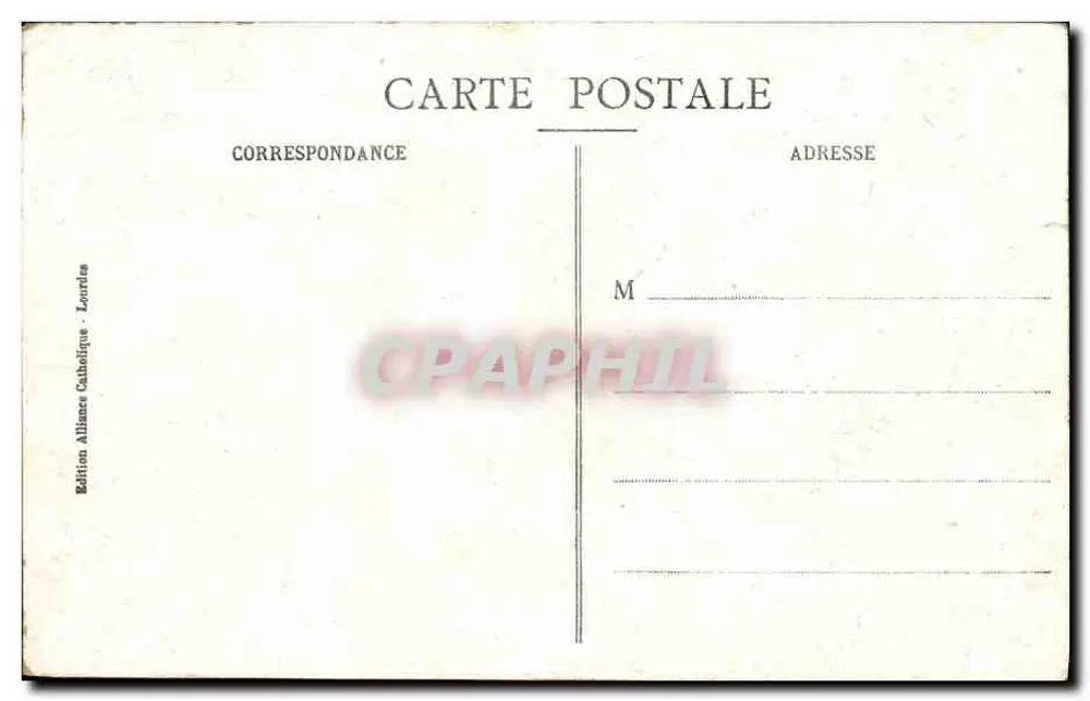 Lourdes — Os Santuários — N° 38 — Edição Aliança Católica - Verso