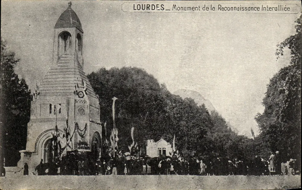 Lourdes — Monument da Reconhecimento Interaliado — Edição Palais du Poste - Frente