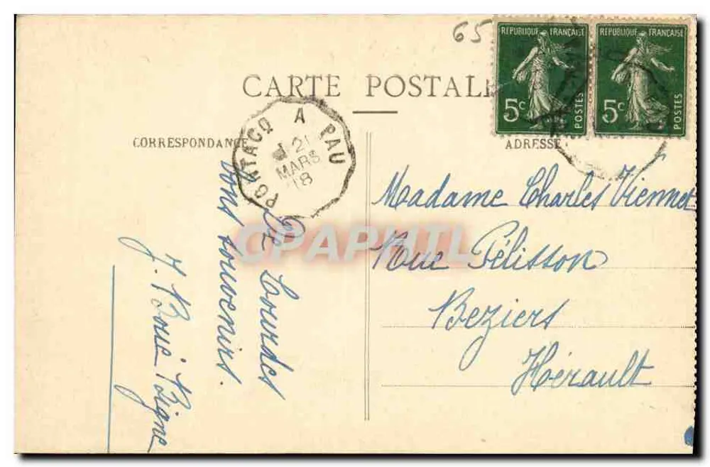 Lourdes - A Basílica e o Calvário — C.C. - 11 - Verso