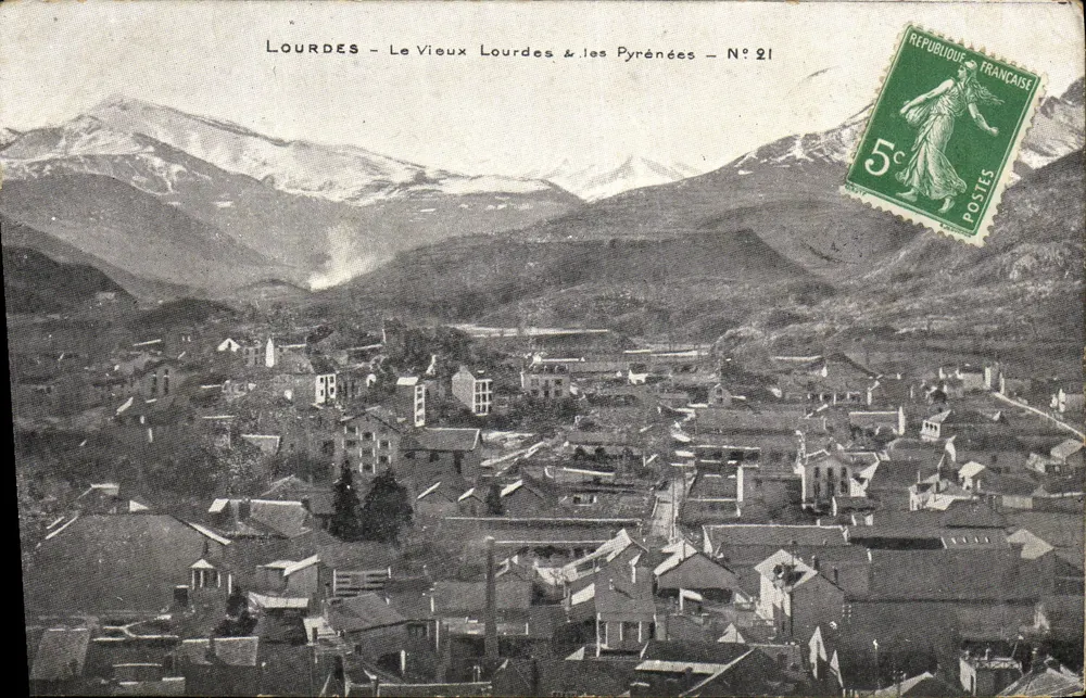Lourdes - Alt-Lourdes & die Pyrenäen - N°21 - Edition Alliance Catholique - Vorderseite
