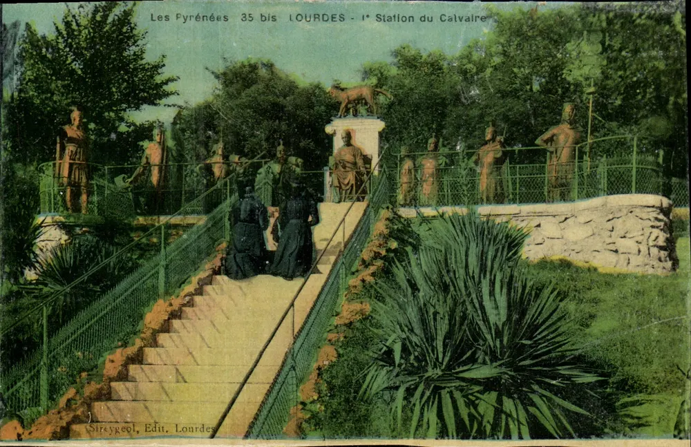 Estação do Calvário — Lourdes — Sireygeol, Edição Lourdes - Frente