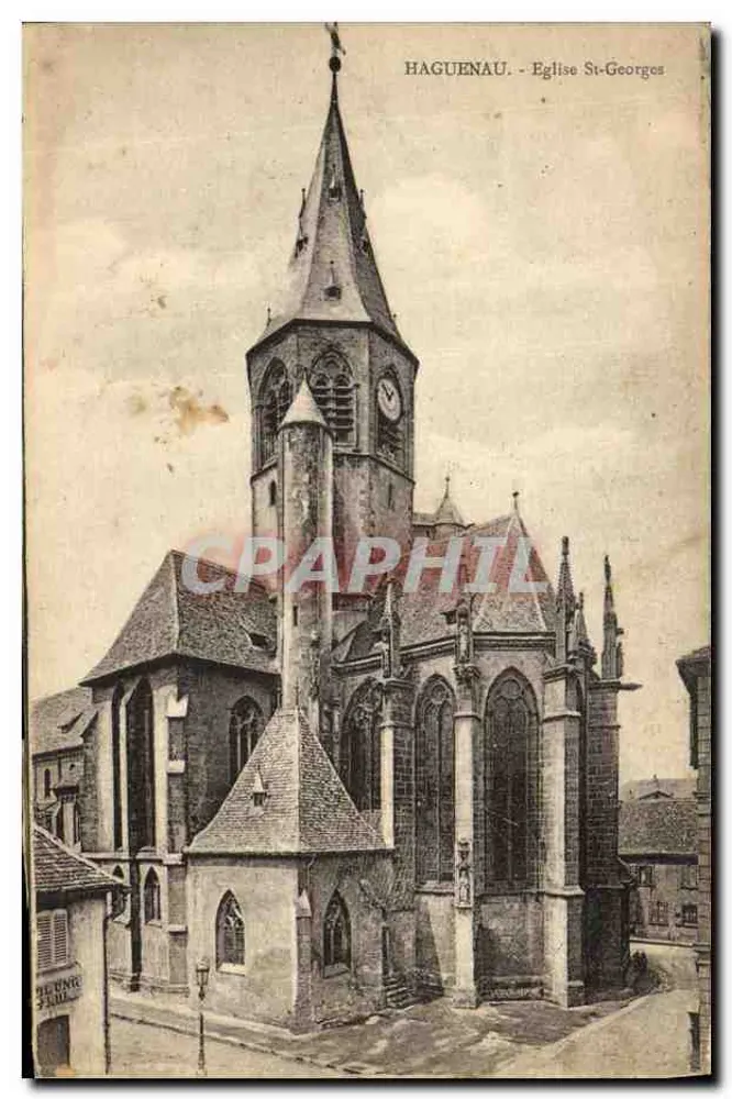 Haguenau - Igreja de São Jorge — editor Alungé, número de série não visível - Frente