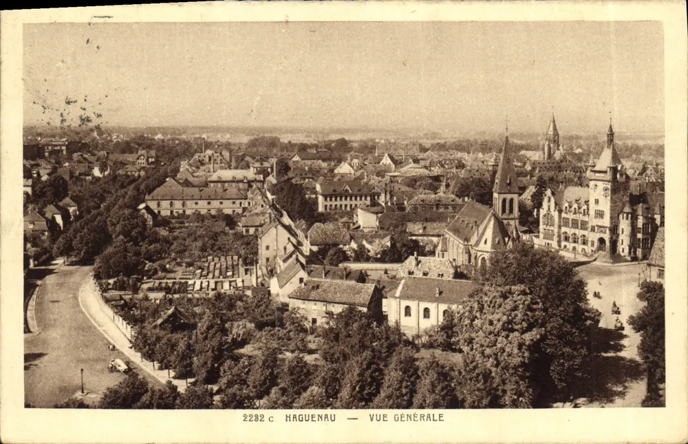HAGUENAU — VISTA GERAL — Edição Keilhelter, Hagenau - Frente