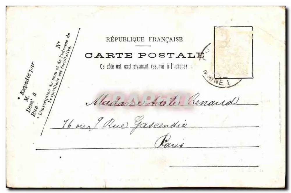 As Margens do Rio Meuse — Na Alsácia — Editor não visível - Verso