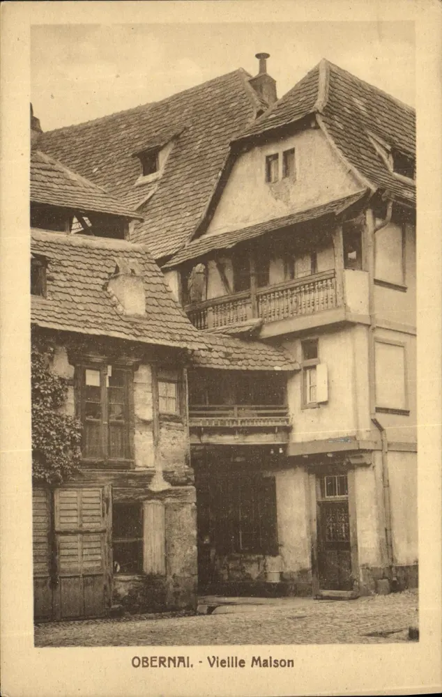 Obernai - Velha Casa — editor H. Stumpf, n° 62 - Frente