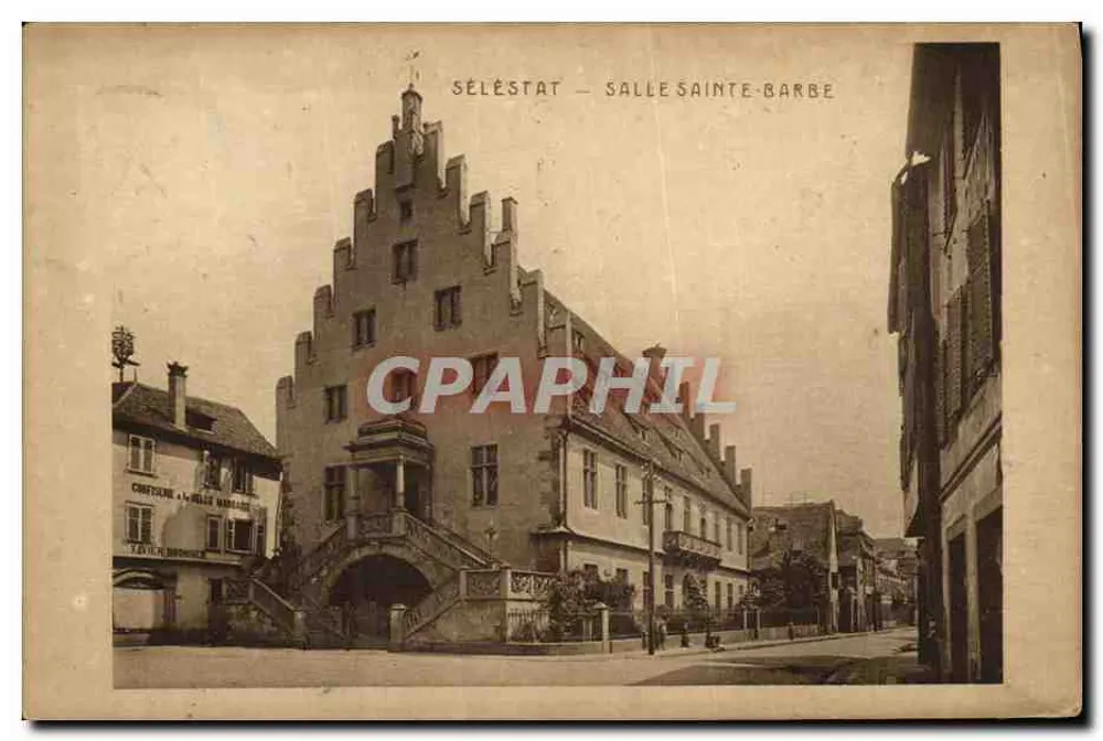 Sélestat — Sala św. Barbary — wydawca Braun & Cie, Dornach - Awers